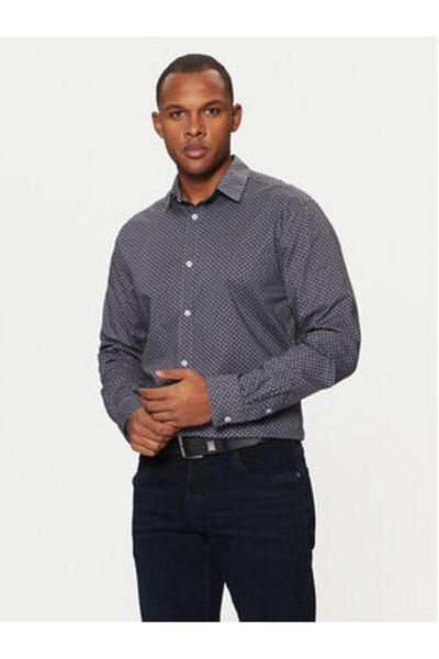 Tom Tailor Men's Shirt 1043806 Navy blue
