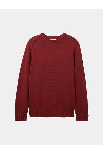 Tom Tailor Men's Sweater 1038246 Burgundy