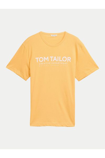Tom Tailor Men's T-Shirt 1045940 Orange