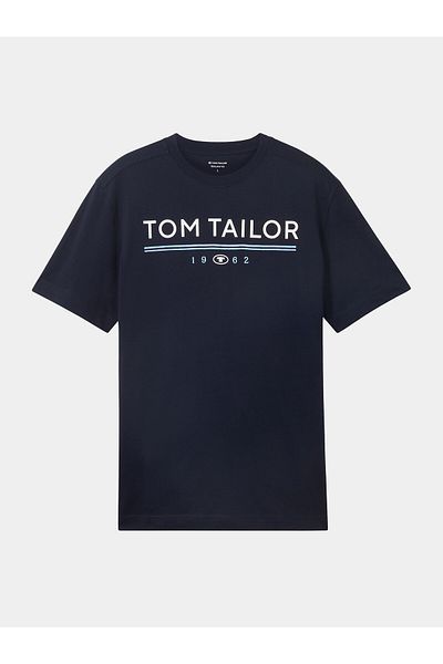 Tom Tailor tom tailor Men's T-Shirt 1040988 Navy Blue