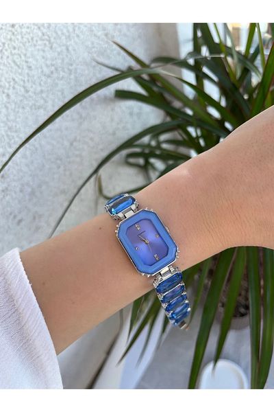 Choppers Women's Blue Stone Detailed Special Design Bracelet Watch |   Elegant & Stylish Style