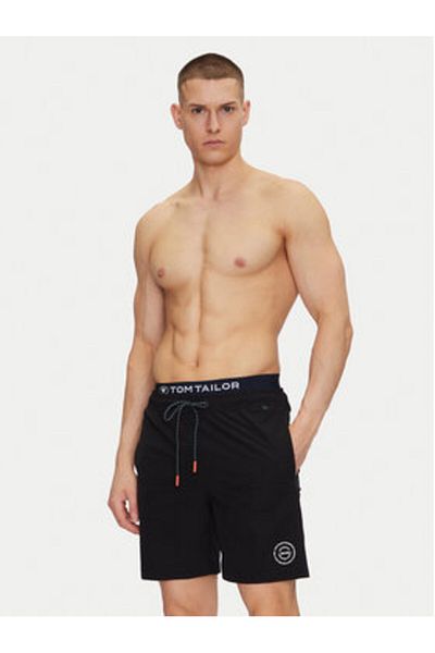 Tom Tailor Men's Swim Shorts 1045606 Black