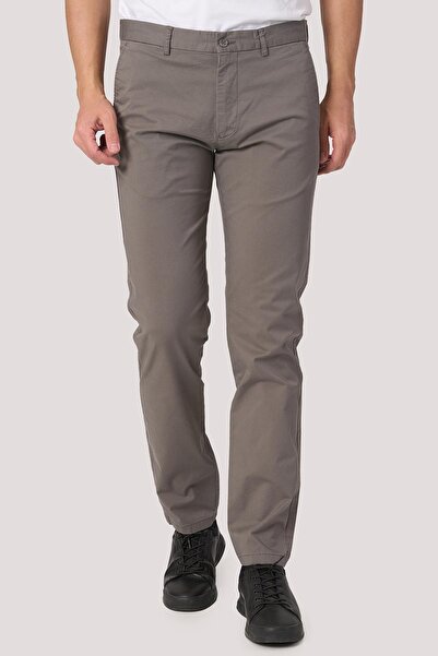 White Stone White Stone 2025-K P1046 Zaha Gabardin Linen Trousers Anthracite