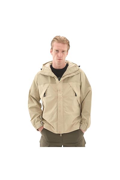 Timberland B0A62D3Eqd1-R Timberland Wınnıck Archive Waterproof Shell Jacket Men's Coat Cream