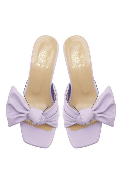 Desa Papuci de damă violet cu toc