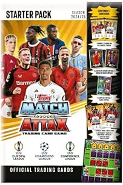 Topps مجموعة TOPPS Match Attax 2024/25 UCL الأساسية - متعددة الألوان