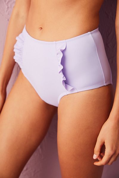 Penti Lilac Basic High Ruffle Bikini Bottom