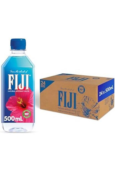 Fiji Natural Artesian Water, 500ML Bottles (Pack of 24)