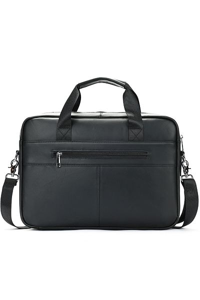 Toro Nero Men's bag made of black genuine leather Taska
