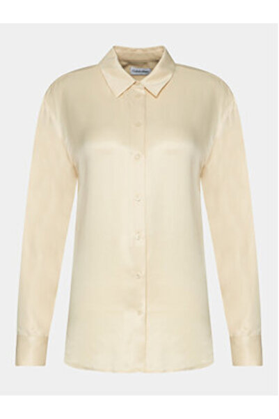 Calvin Klein Women's Shirt K20K206299 Beige