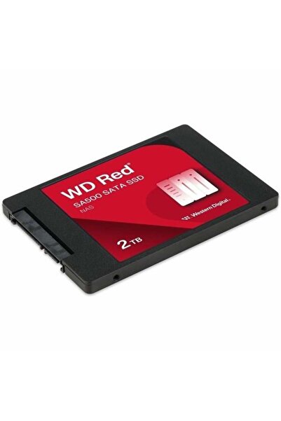 WD SSD Western Digital Red SA500, 2TB, SATA-III 6 Gbps, NAS de 2,5 inchi, 3D NAND