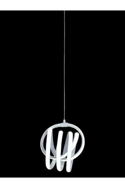 B&F STORE NEW STYLE Yay 40w Yüksek Işıklı Ledli Modern Beyaz Led Avize 20 Cm