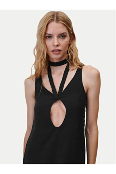 Undress Code Rochie de vară pentru femei RENDEZVOUS neagră