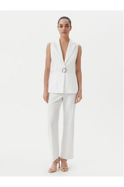Morgan Women's Suit Vest 202-VROSSO.F White