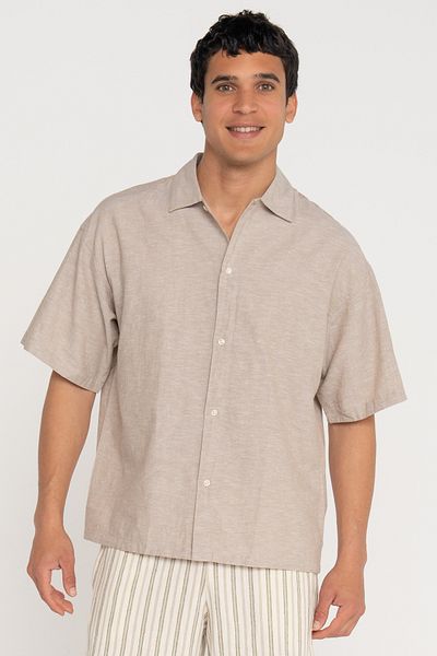 Jack & Jones Oversized Spread Collar Shirt