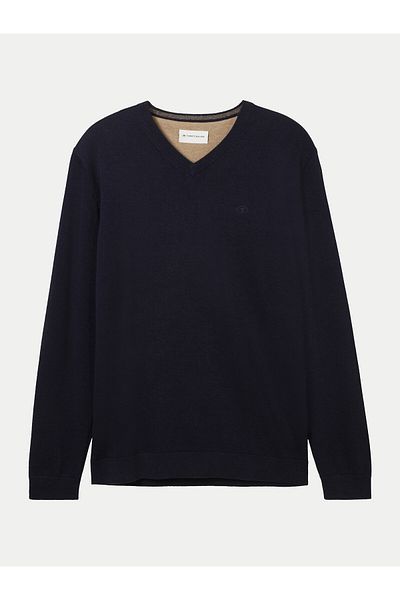Tom Tailor Men's Sweater 1038427 Navy blue