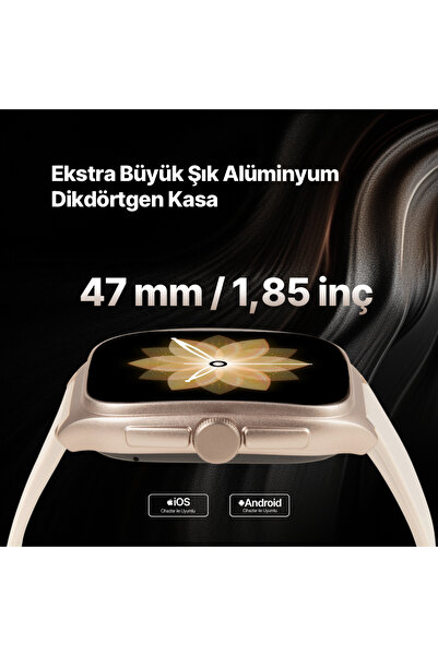 Ttec Tempus Pro  47mm Kavisli AMOLED Ekranlı Dikdörtgen Alüminyum Kasa 2SW07