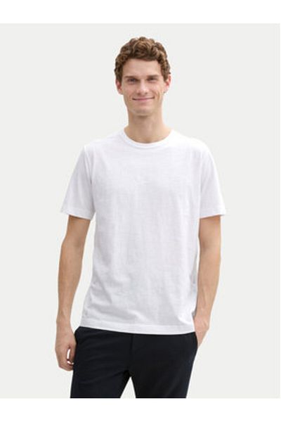Tom Tailor Tricou bărbătesc 1045627 Alb