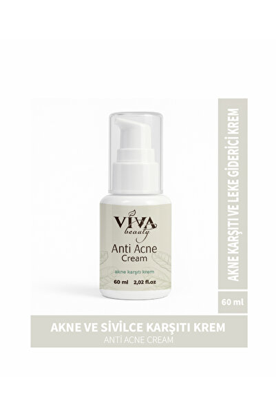 VivaBeauty كريم مضاد لحب الشباب 60 مل وكريم مضاد لحب الشباب