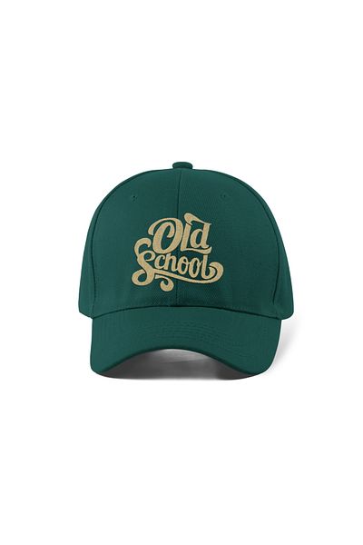 QUATEX Old School Embroidered Khaki Sports Unisex Hat A+ Quality Product