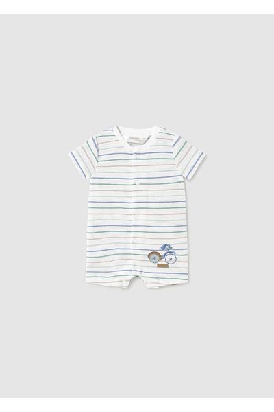 MAYORAL Baby Boy 2-Piece Jumpsuit Set Mint-White 1707