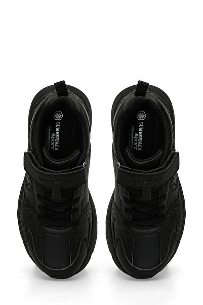 lumberjack Pol Pu Jr Black-Black Boy's Sneakers