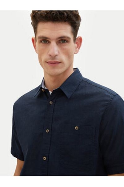 Tom Tailor Cămașă bărbătească 1042351 Albastru marin