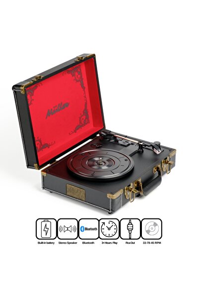 Müller Mr-350bt Nostaljik Pikap Klasik-siyah