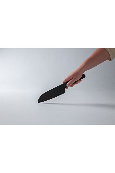 Berghoff Kuro Santoku Knife, 16 cm, Chrome Steel, Black