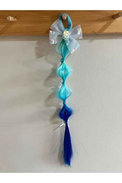 Motebarn Wear Fată Copil Păr Elastic Scrunchy Albastru