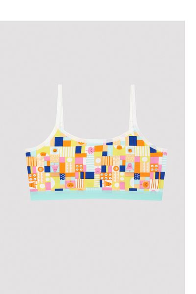 Penti Girl's Geometric Crop Top