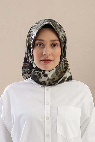 FİVESCARF Ψηφιακό κασκόλ Khaki Twill