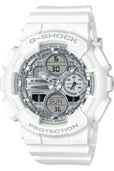 Casio G-Shock GMA-S140VA-7ADR Beyaz Renk 20 ATM Su Geçirmez Yeni Analog Dijital Spor Kadın Kol Saati