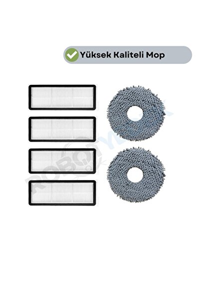 robotyedek Filtru Hepa compatibil Roborock QRevo L și mop-6 bucăți