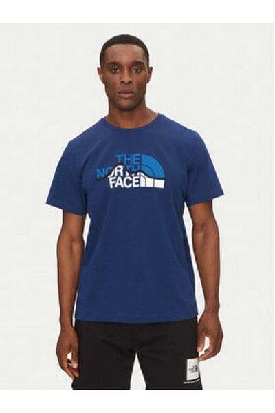 THE NORTH FACE Tricou albastru pentru bărbați THE NORTH FACE-NF0A87NTD1R1 ESTATE BLUE