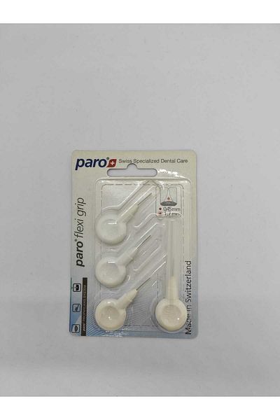 TechTic 1072 White Flexi Rubber Interface Orthodontic Bridge and Implant Brush Interface Toothbrush