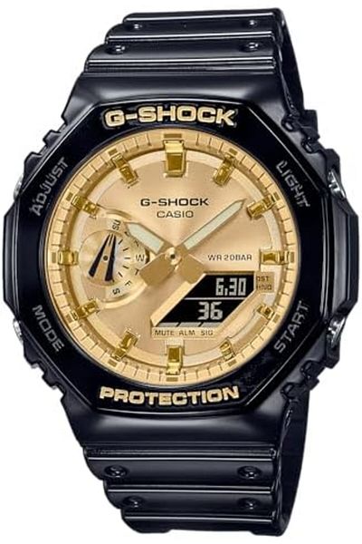 Casio GA-2100GB-1ADR For Mens, Gold