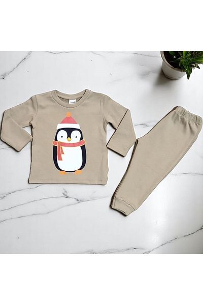 CRAZY MONKEY Penguin Pajama Set
