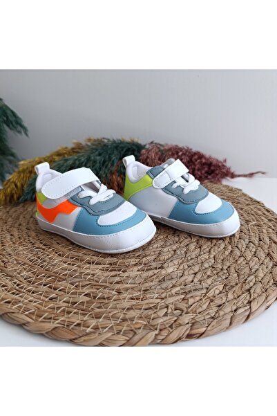 Funny minilkabebe funny premium 7306 unisex spor bebek ilk adım patik ayakkabı 17-18-19 numara