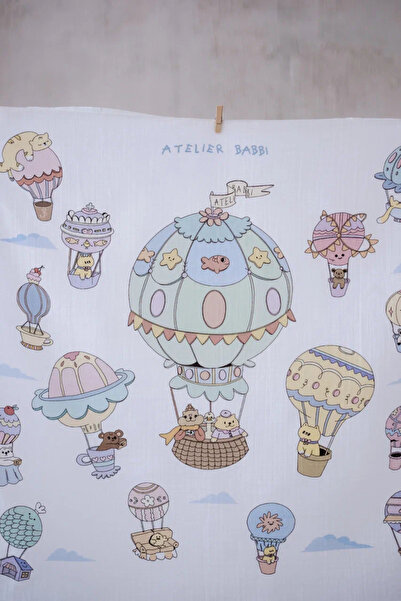 Atelier Babbi Double Layer Muslin Baby Blanket - Cappadocia