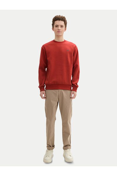 Tom Tailor Denim Mens Sweatshirt 1043701 Red