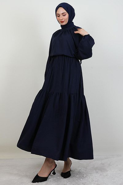 GİYZAMİLA Feza Διπλό Σετ Navy Blue