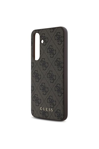 Guess Case for Samsung Galaxy S24 FE - Guess Hardcase 4G Classic (GUHCS24FEG4GFBR) - Brown