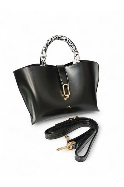Matmazel 18X31X10-Mademoiselle Strap Hand and Shoulder Bag with Puppies-102010034