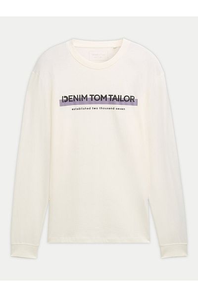 Tom Tailor Denim Mens Longsleeve 1043888 White