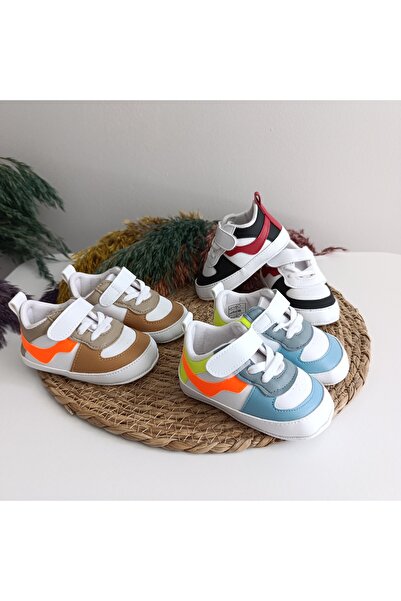 Funny minilkabebe funny premium 7306 unisex spor bebek ilk adım patik ayakkabı 17-18-19 numara