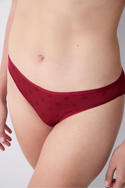 Penti Chiloți Slip Essentials Burgundy