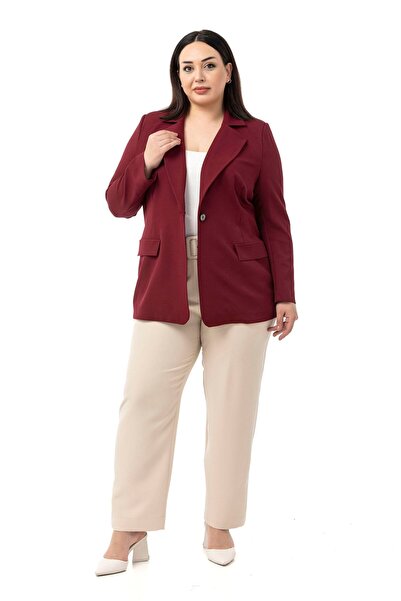 DISENTIS MODEST Μπουφάν μεγάλου μεγέθους με ένα κουμπί, διακοσμητικό κάλυμμα ...