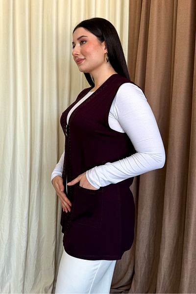 ModaPlaza Women's Plus Size Short Vest 505