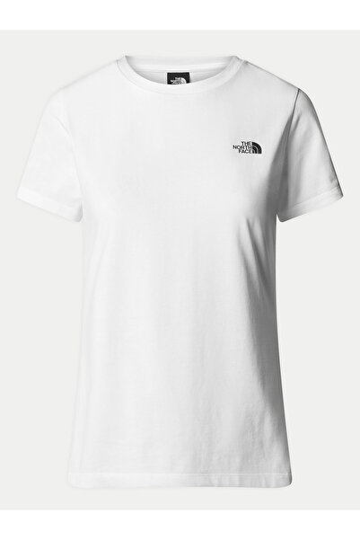 THE NORTH FACE Women's T-Shirt white THE NORTH FACE-NF0A87NHFN41 S/S SIMPLE D...